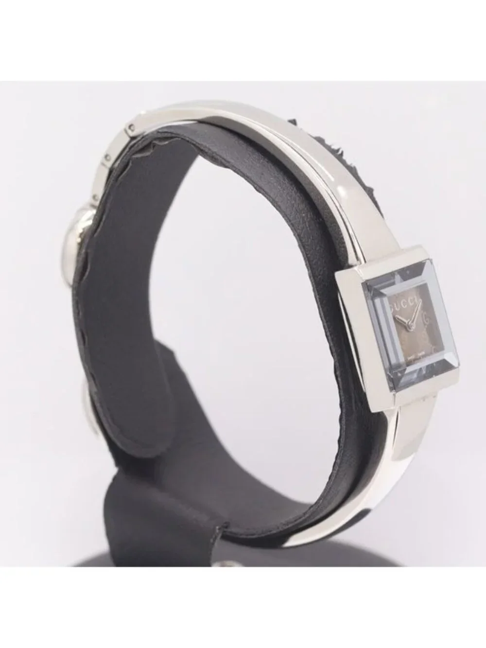 Gucci 128.5 Quartz Bangle Watch Brown Dial